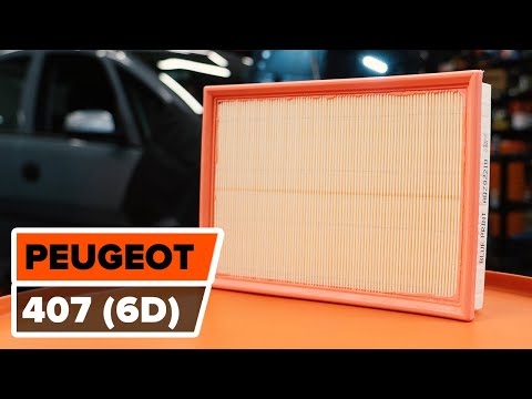 How to replace Air Filter on PEUGEOT 407 TUTORIAL | AUTODOC