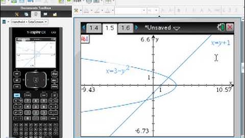 Ti-Nspire CAS Graphing f(y) instead of f(x)