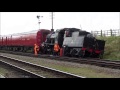 Derailment at Quorn 46521 GCR, Swithland Steam Gala, Sat 27 April 2013