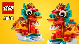 LEGO Year of the Dragon (40611)[214 pcs] Step-by-Step Building Instructions @TopBrickBuilder