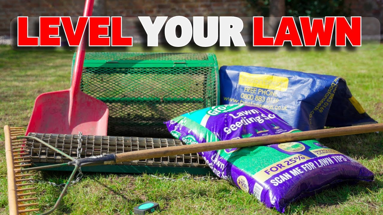 Fixing a bumpy lumpy lawn - Full Process Start to Finish - YouTube