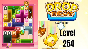 Drop The Cat Level 254 very hard level Walkthrough Solution 