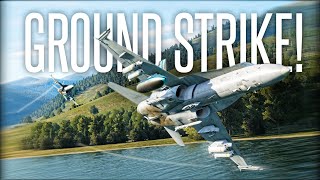 INTENSE VALLEY-RUN BOMB STRIKE! - DCS F/A-18C Top Gun Style Mission
