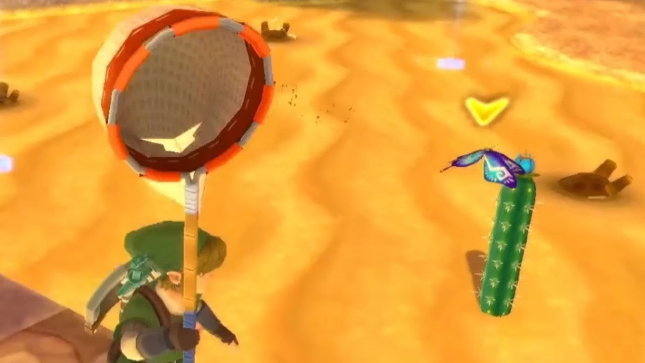 Skyward Sword HD — Trying to Catch Butterflies Be Like YouTube