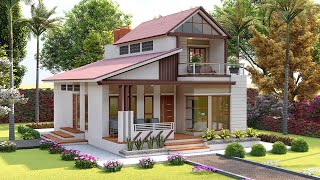 Be BOLD..! The inside is very Special, Small House Design for your Big Family, 3 Bedroom | 2 Balcony