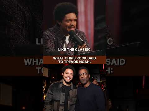 Chris Rock's Honest Advice to Trevor Noah 😳