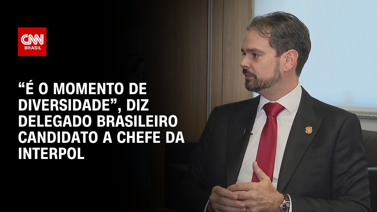 “É o momento de diversidade”, diz delegado brasileiro candidato a chefe da Interpol | CNN PRIME TIME