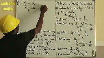 WASSCE Sept 2023 Core Maths Q.7 of section B || Application of Fraction and Proportion.