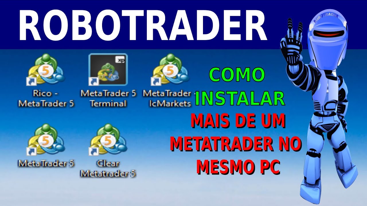 Como INSTALAR mais de um METATRADER no MeSmO PC - YouTube