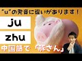 初心者必見！中国語の"u"発音に気をつけて！拼音"zhu"と"ju"の発音レッスン