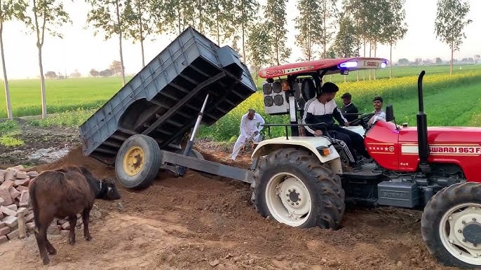 Swaraj 963 FE 65 Hp 4wd Tractor Full technical review