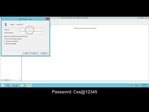 Windows Server 2012 R2 - Creating OU and Users Account