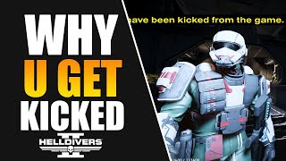 Helldivers 2 - Why you get Kicked isn't because of META
