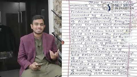 How aspirants can secure highest marks in css essay .By Abdullah Imran Cheema PSP