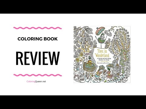 Elves in Wonderland Coloring Book Review –  Marcos Chin