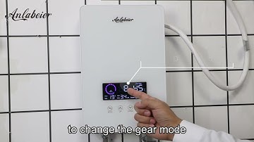 8000w touch screen instant electric water heater