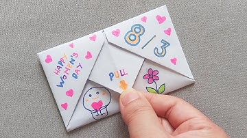 Diy Tự làm thiệp tặng mẹ nhân ngày quốc tế phụ nữ