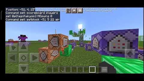 MCBE Command block Tutorial How to make @CX Swift Hierophant Green Mobility (Swing)