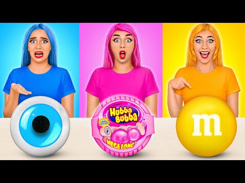 24 часа едим еду одного цвета Челлендж #2 от Multi DO Challenge