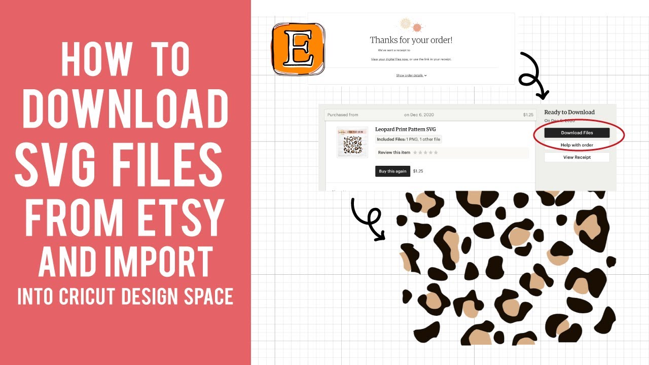 Download How To Download Svg Files From Etsy And Import Into Cricut Design Space Youtube