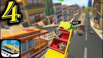 Crazy Taxi City Rush Gameplay Walkthrough - Part 4    ( Android / iOS )