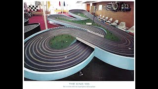 The American Model Car Racing Congress BLUE KING 155 Slot Car Track at BUZZ-A-RAMA