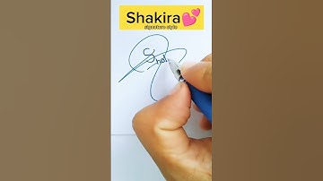 Shakira name signature style || S stylish signatures #shakira #signature #shortvideo #shorts #fypシ