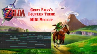 The Legend of Zelda | Koji Kondo - Great Fairy's Fountain | Orchestral MIDI Mockup