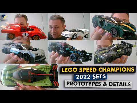 Prototypes & design secrets of the LEGO Speed Champions 2022 sets