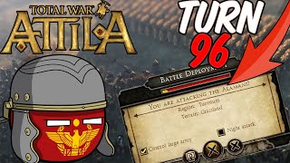 Can I last 100 turns as the Western Roman Empire?