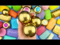 ASMR Soap boxes with starch аnd foam★Soap balls with glitter★