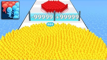 New Satisfying Mobile Game Roof Rails Play 9999 Levels Tiktok Gameplay Walkthrough Android,iOS