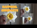 DAFFODIL FLOWER GUMPASTE by Marckevinstyle Vlog 7