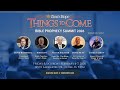Things to Come Bible Prophecy Summit 2026