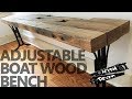 A Decent Project - Adjustable Boat Wood Bench A Decent Project - Adjustable Boat Wood Bench