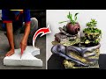 Creative Ideas From Foam Box - Homemade Awesome Mini Desk Waterfall Aquarium
