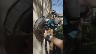 Cheap Outdoor Shower build next to my Sauna! #diy #weekendproject #budgetfriendly