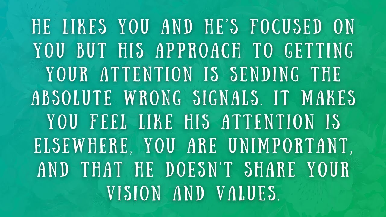 You BOTH don’t know how worthy and attractive you are.