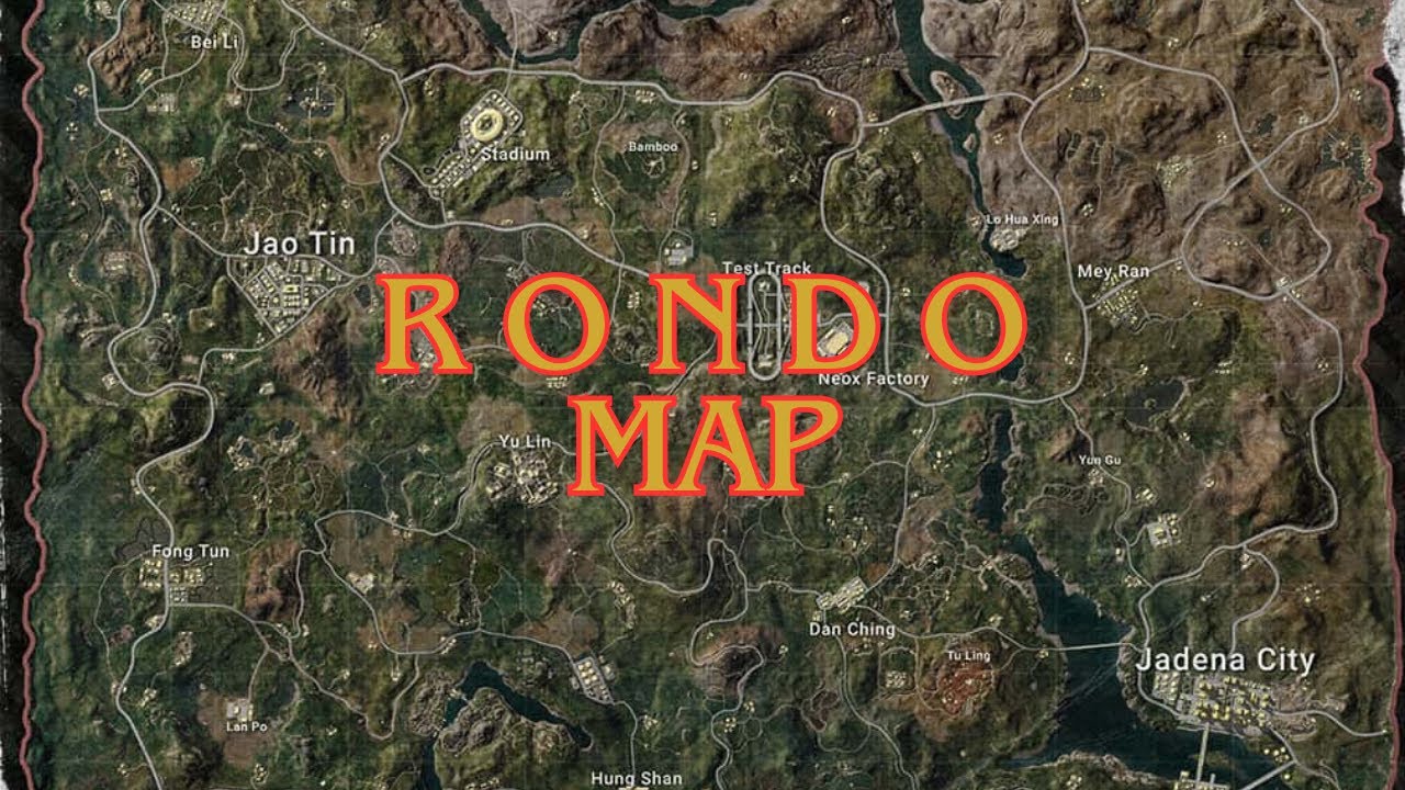 High Resolution Rondo Map New Map Rondo | 1st game + chicken dinner - YouTube
