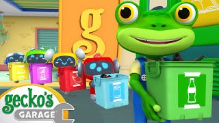 Baby Recycle Truck | Gecko's Garage | Moonbug Kids  Play and Learn