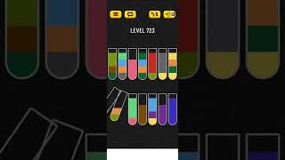 Water sort puzzle level 723