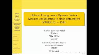 Optimal Energy Aware Dynamic Virtual Machine Consolidation in Cloud Data Centers