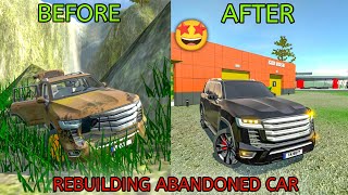 Rebuilding Abandoned Toyota Land Cruiser 300 in Car Simulator 2  Car Games Android Gameplay