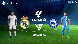 EA SPORT FC24 | PS5 | LA LIGA | REAL MADRID VS ALAVES | JORNADA 36 | MNYK GAMES #22