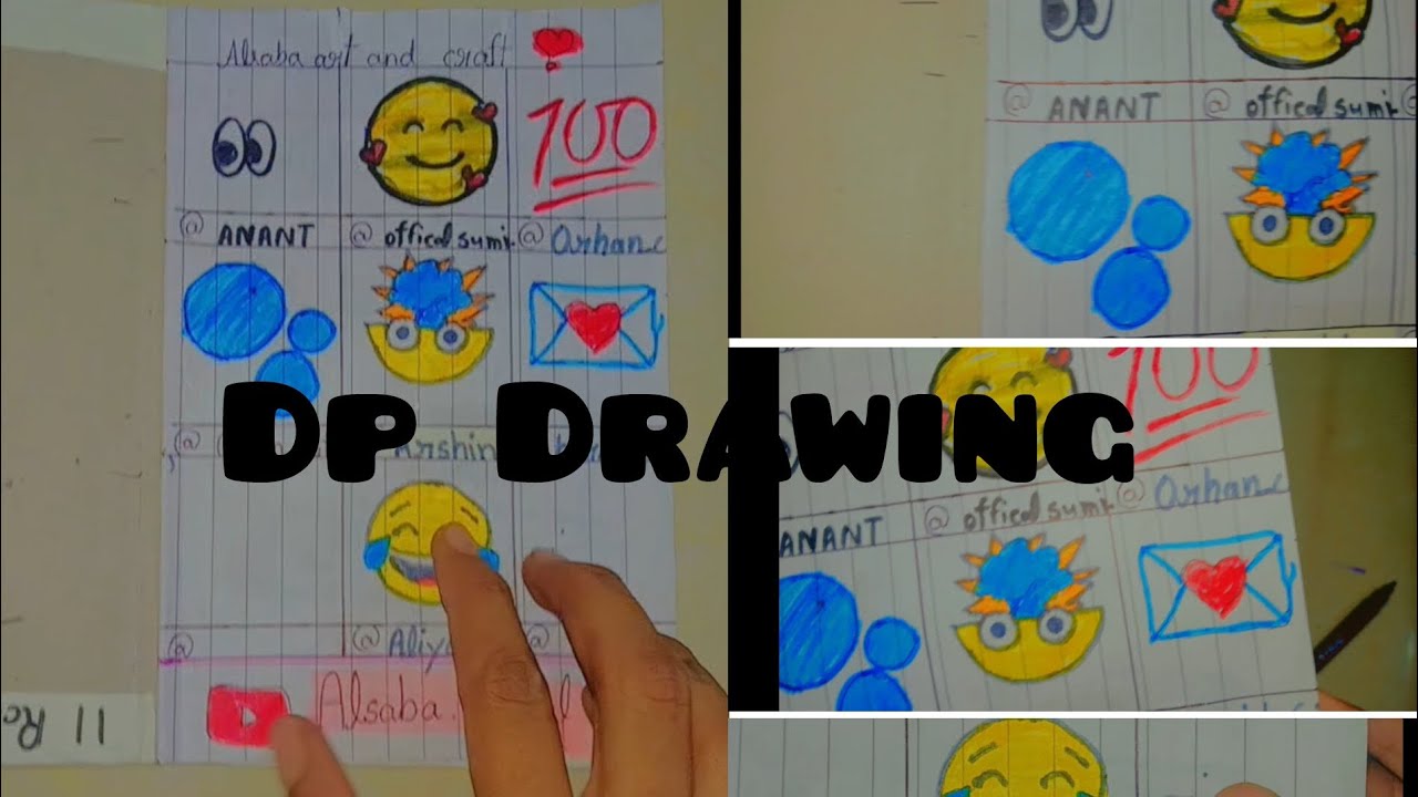 cute DP drawing viral video please support me - YouTube