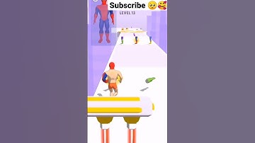 📹 Mashup hero 3D gameplay walkthrough | Spider-man | ANDROID, IOS MOBILE | ALL LEVELS #SHORTS GAMES