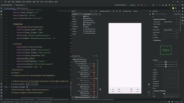 Basic Bottom Navigation Bar with Centered Floating Action Button FAB | Android Studio