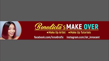 How To Make a Simple Channel Art/Youtube Banner for MakeUp and Beauty Channels for Free