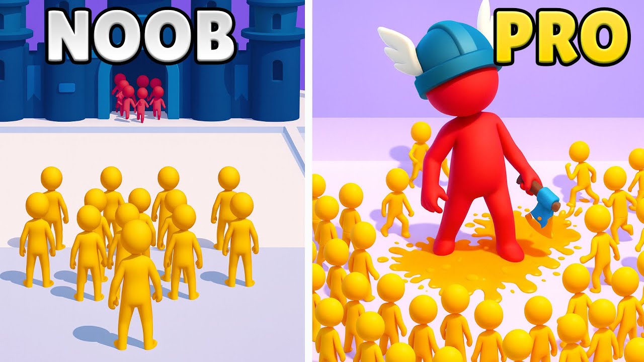 Join Blob Clash 3D❌❌NOOB vs PRO vs Hacker🔥🔥Walkthrough Max Gameplay WT2124