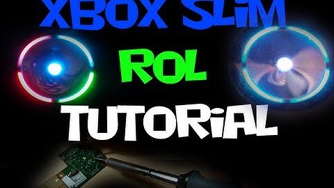 Xbox Slim Ring Of Light Mod Tutorial - Changing the led